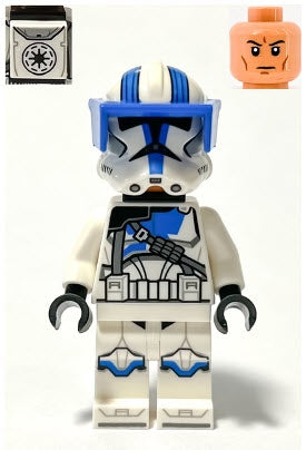 LEGO Star Wars Minifiguren SW1247 Clone Heavy Trooper, 501st Legion