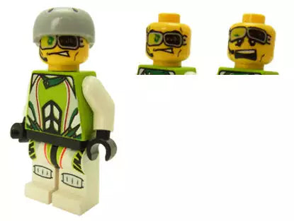 LEGO City Minifiguren WR005 Team X-treme Daredevil 2 (DEX-treme)