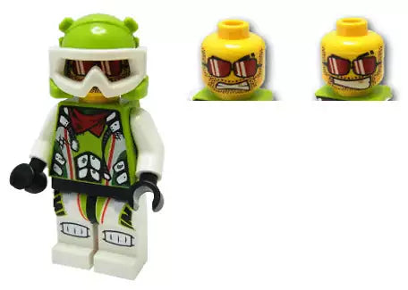 LEGO City Minifiguren WR020 Team X-treme Daredevil 3 (MAX-treme)